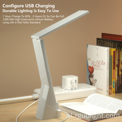 Vouwen LED Desk Lamp Oogbescherming Leeslampje